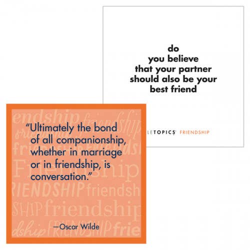 TableTopics Friendship | Conversation Game for Friends