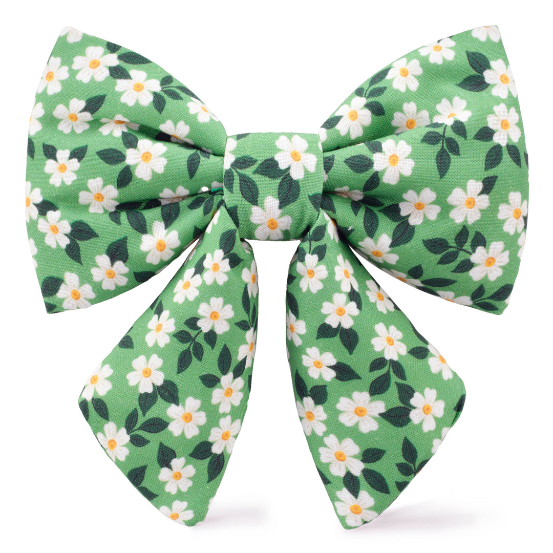 Dainty Daisies Lady Dog Bow: Large