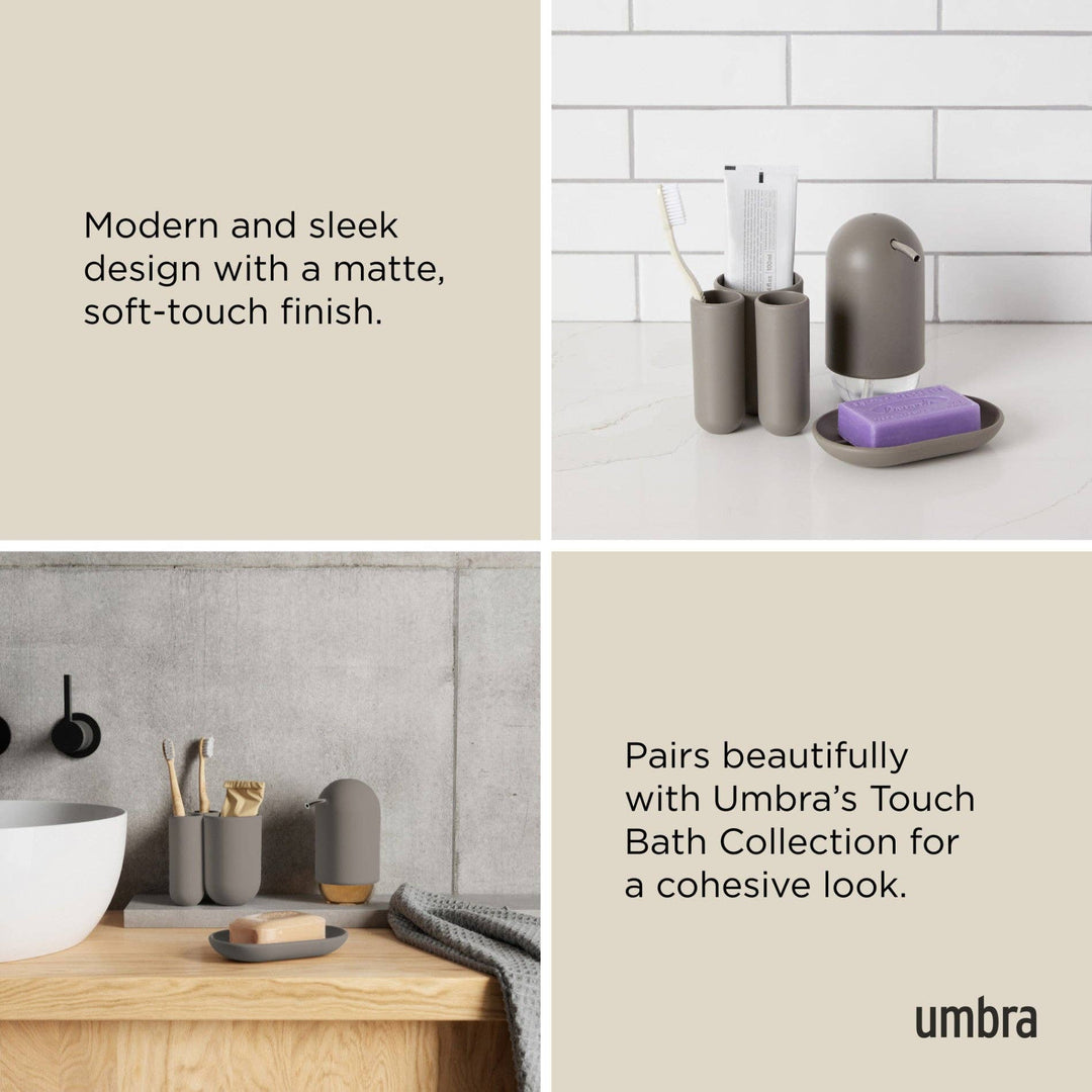 Slate Blue Touch Organizer / Toothbrush Holder