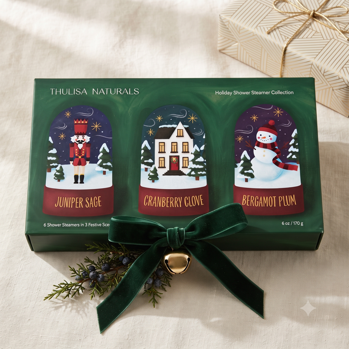 Snow Globe Shower Steamers Gift, Set Of 3