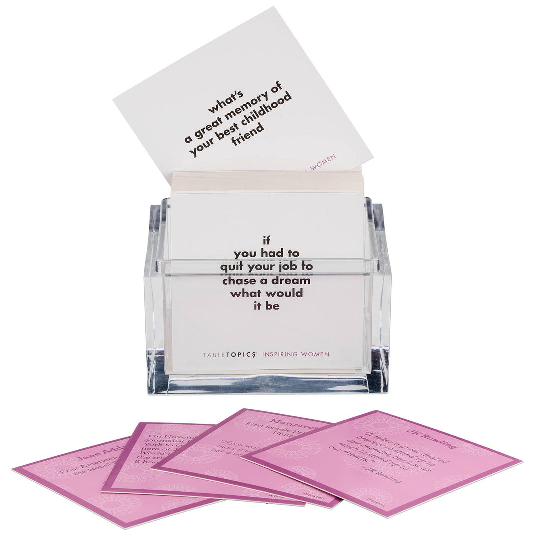TableTopics Inspiring Women | Conversation Starter Questions