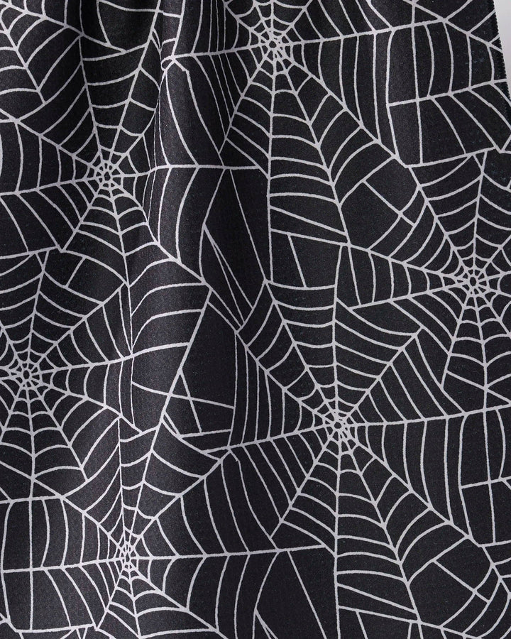 Whisper Web Tea Towel: Black