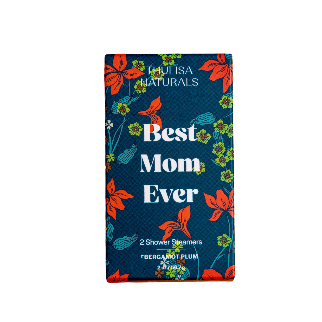 Bergamot Plum Best Mom Ever Shower Steamers, Set Of 2