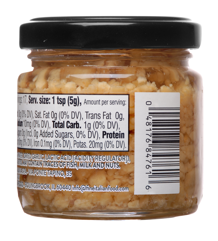 Mantova Chopped Garlic, 3 Oz.