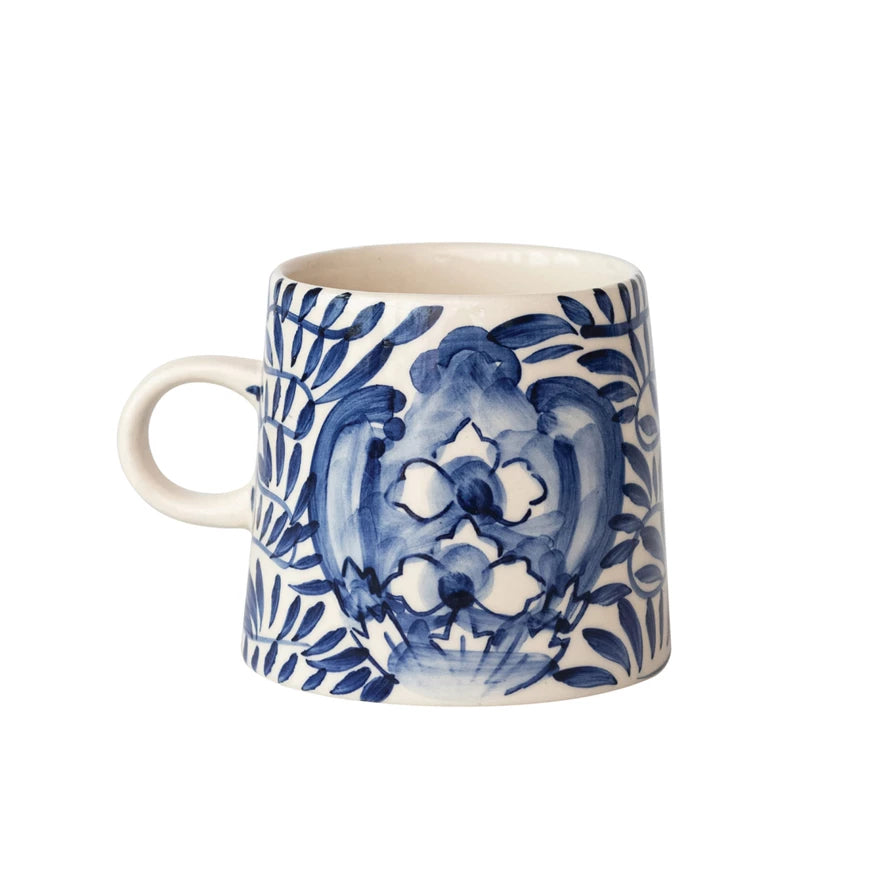 Blue Tile Print Mug