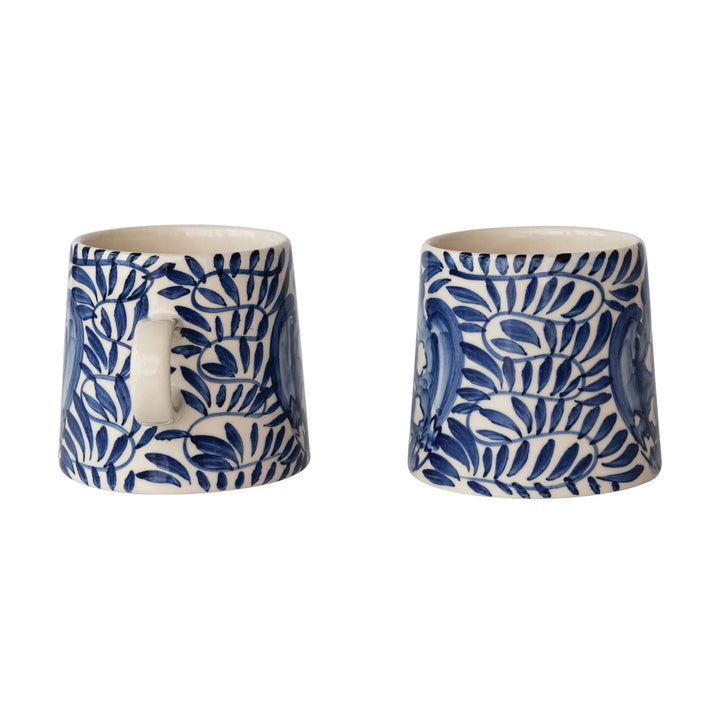 Blue Tile Print Mug
