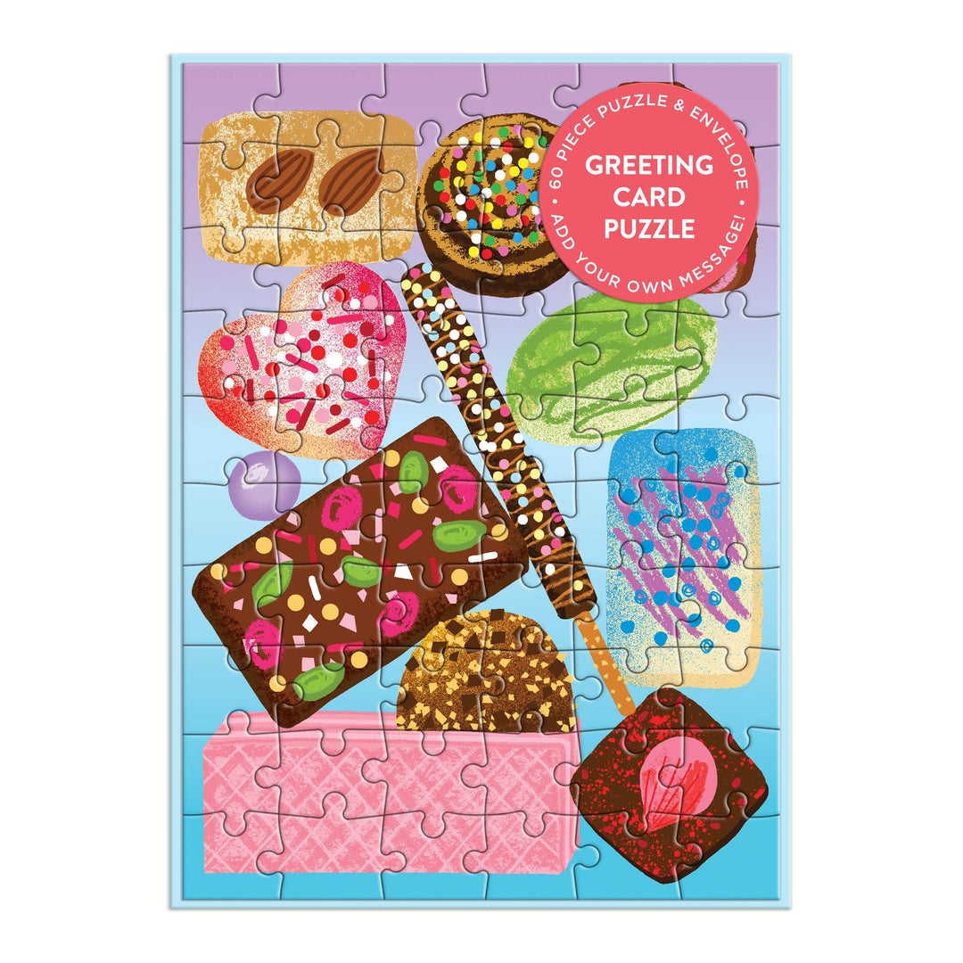 Sweets For The Sweet Greeting Card Puzzle, 60 Pieces