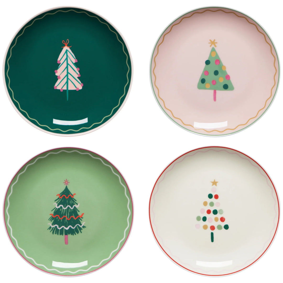 Glitzmas Christmas Appetizer Plate