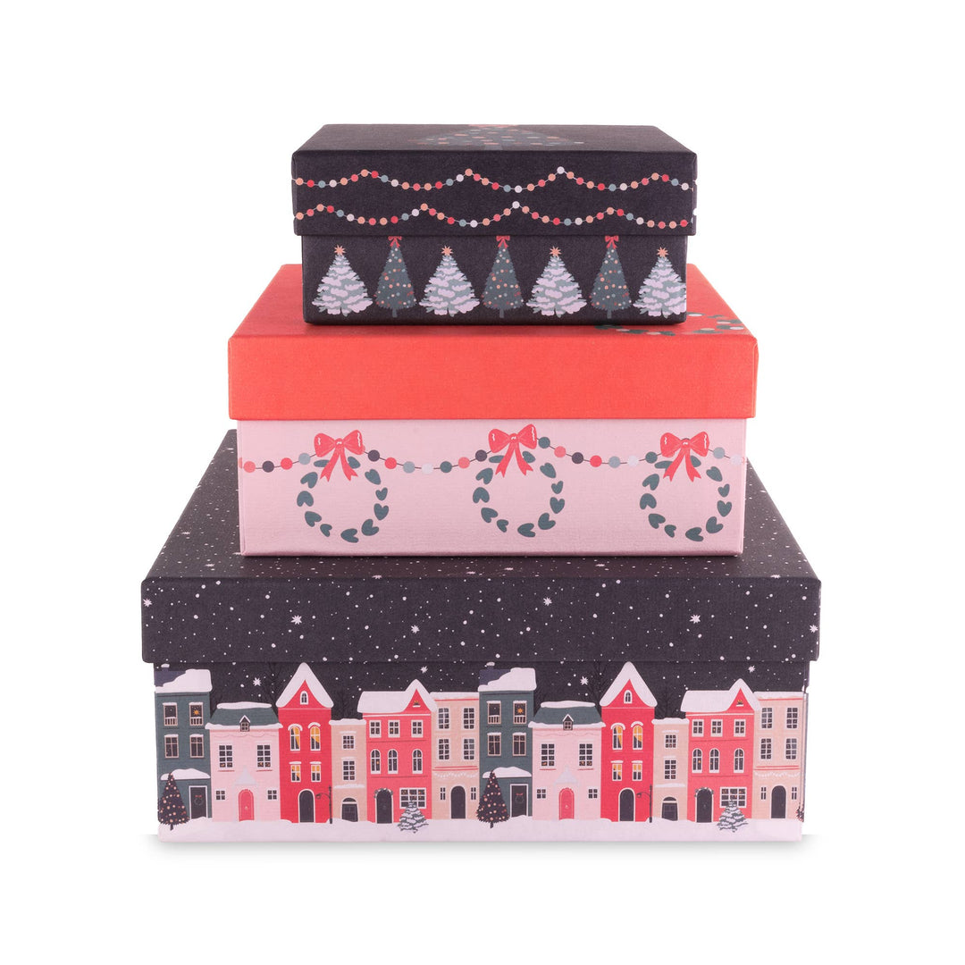 Holiday Village Gift Boxes