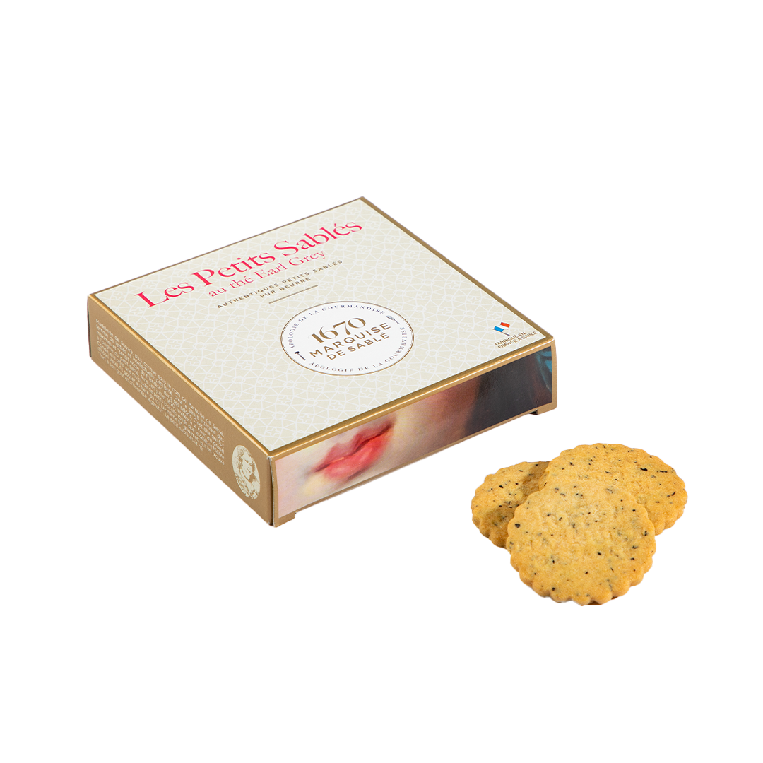 Earl Grey Tea French Shortbread Cookies, In Gift Box