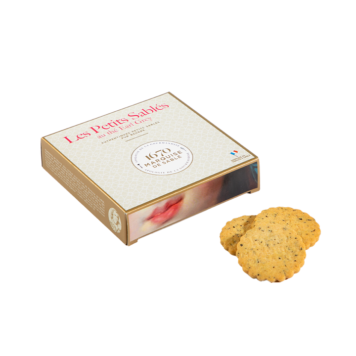 Earl Grey Tea French Shortbread Cookies, In Gift Box