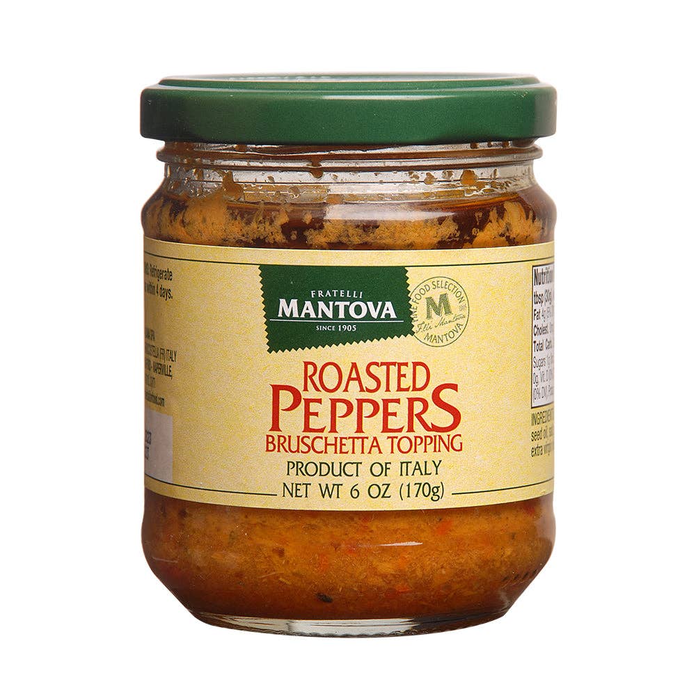 Roasted Peppers Bruschetta, 6 Oz.