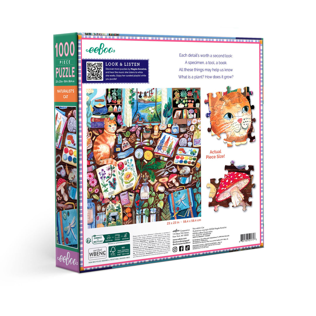 Naturalist's Cat Puzzle, 1000 Pieces