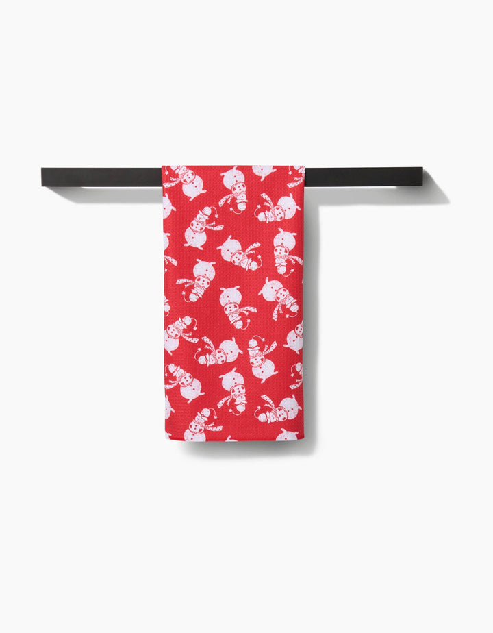 Smiley Frosty Tea Towel