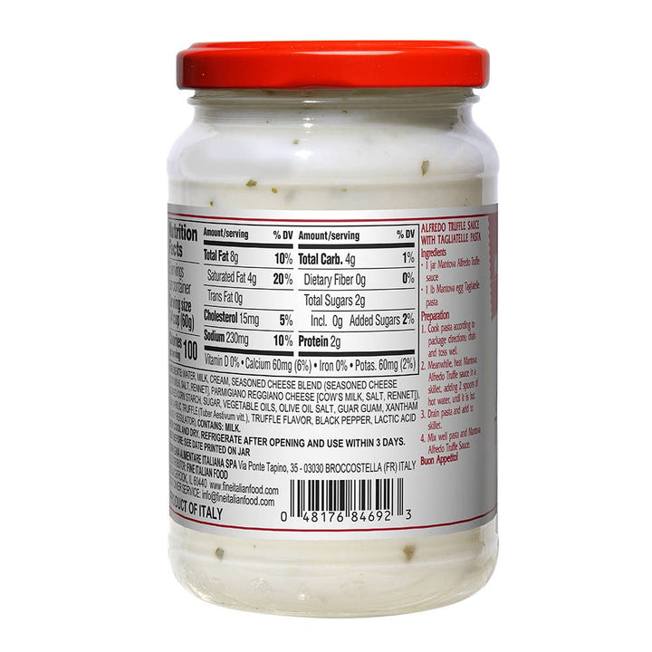 Mantova Alfredo Truffle Sauce, 12.5 Oz.