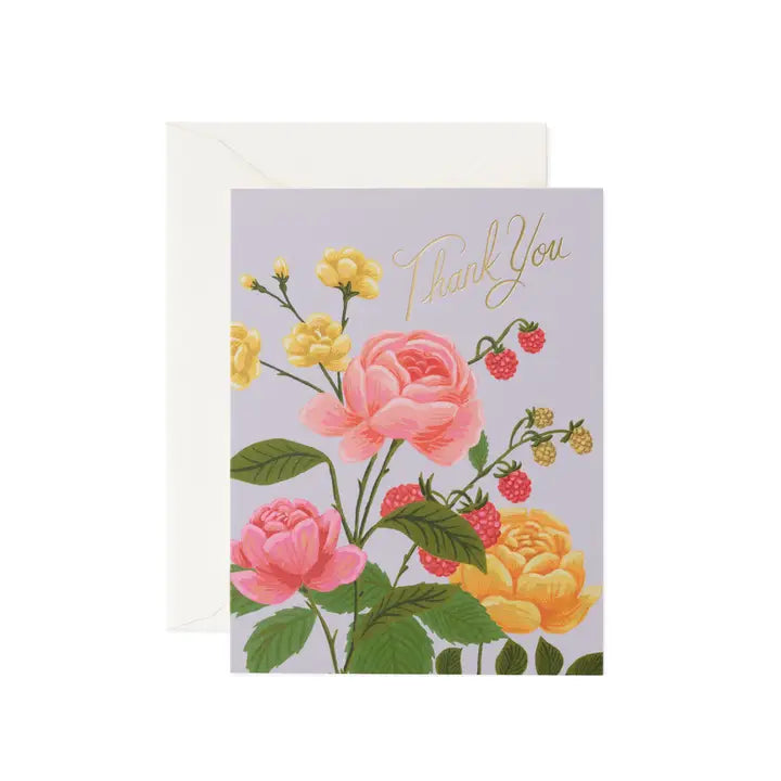Roses Thank You Card