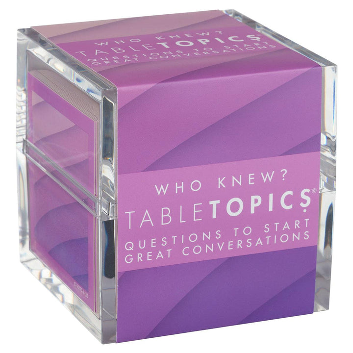 TableTopics | Who Knew?