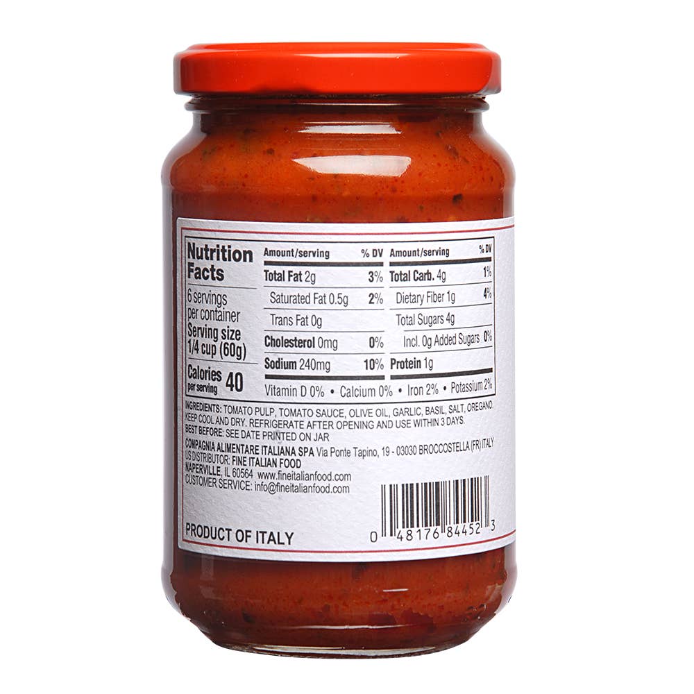 Mantova Pizza Sauce, 12.5 Oz.