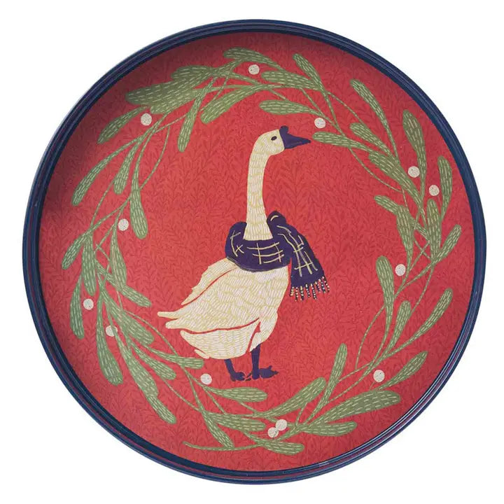 Goose 15" Round Tray