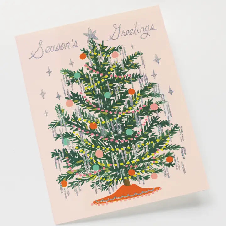 Tinsel Tree Cards, Boxed Set