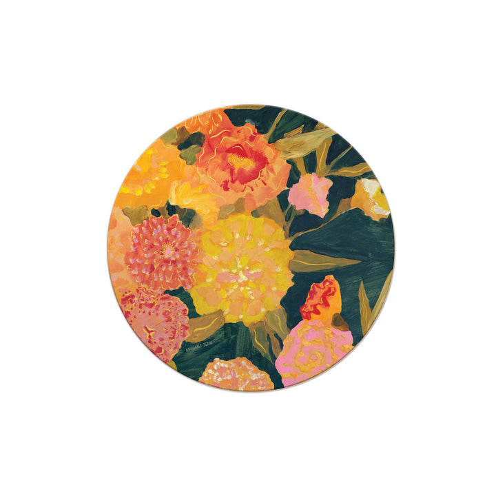Marigolds Coasters, Set Of 4