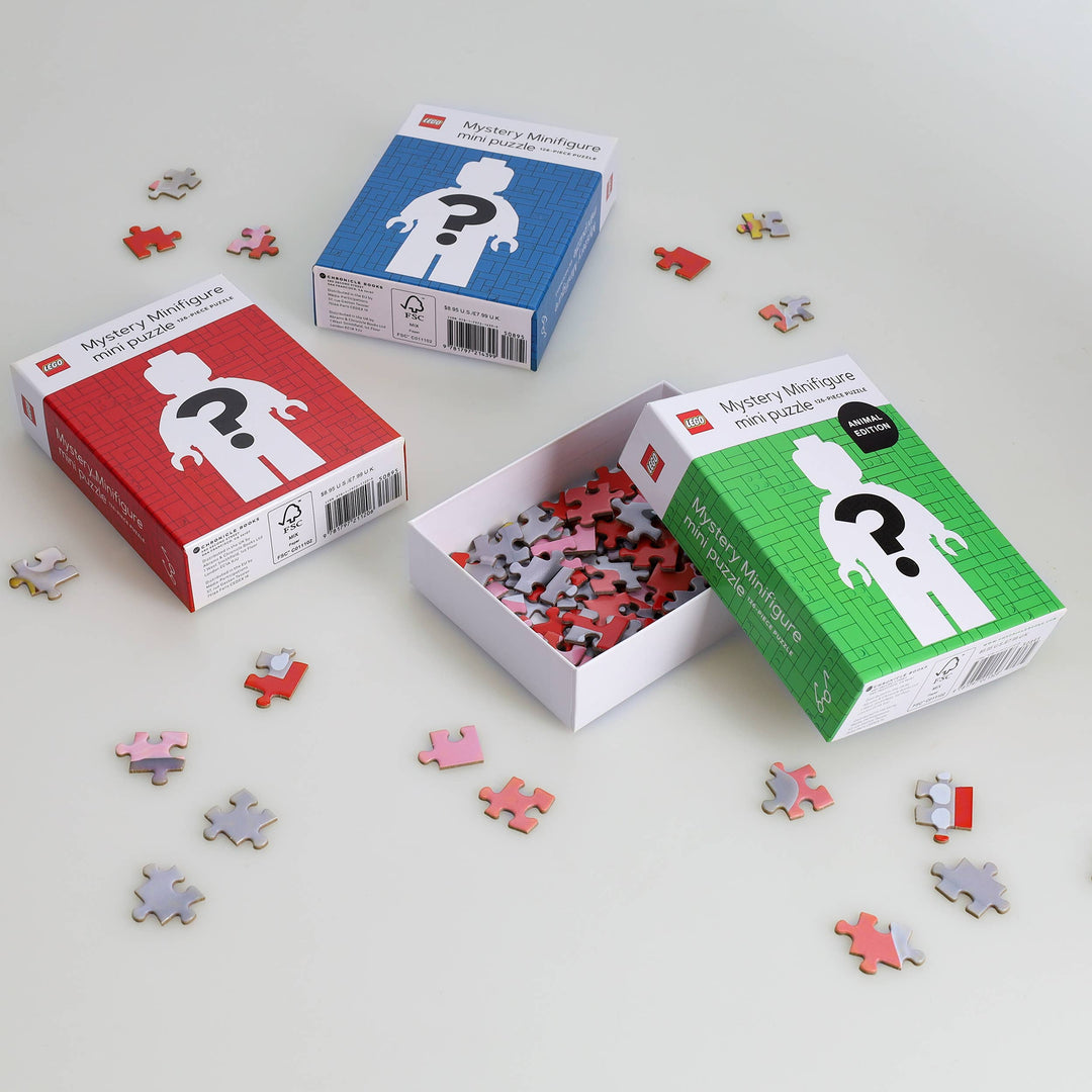 Blue Edition: LEGO Mystery Minifigure Puzzles