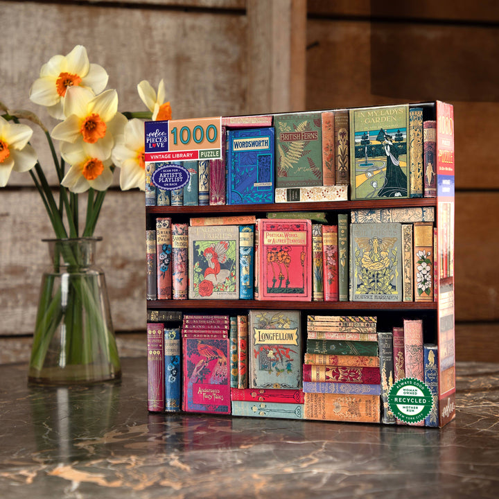 Vintage Library Puzzle, 1000 Piece