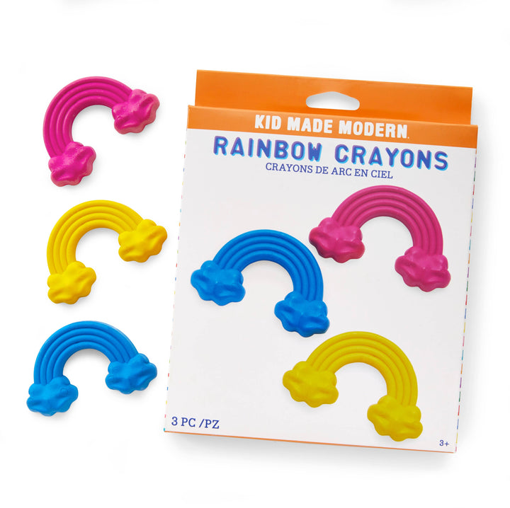 Rainbow Crayons, Set Of 3