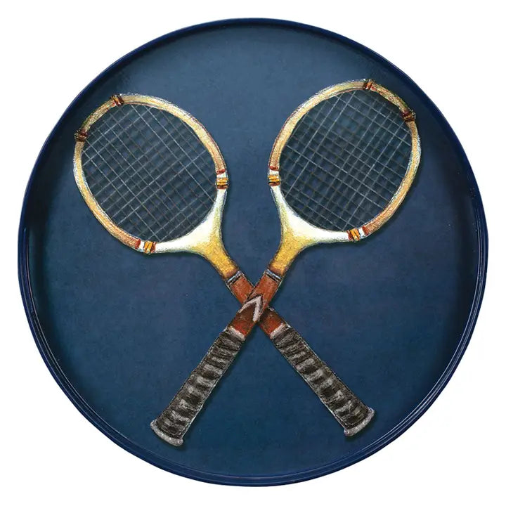 Tennis Anyone 15" Round Tray