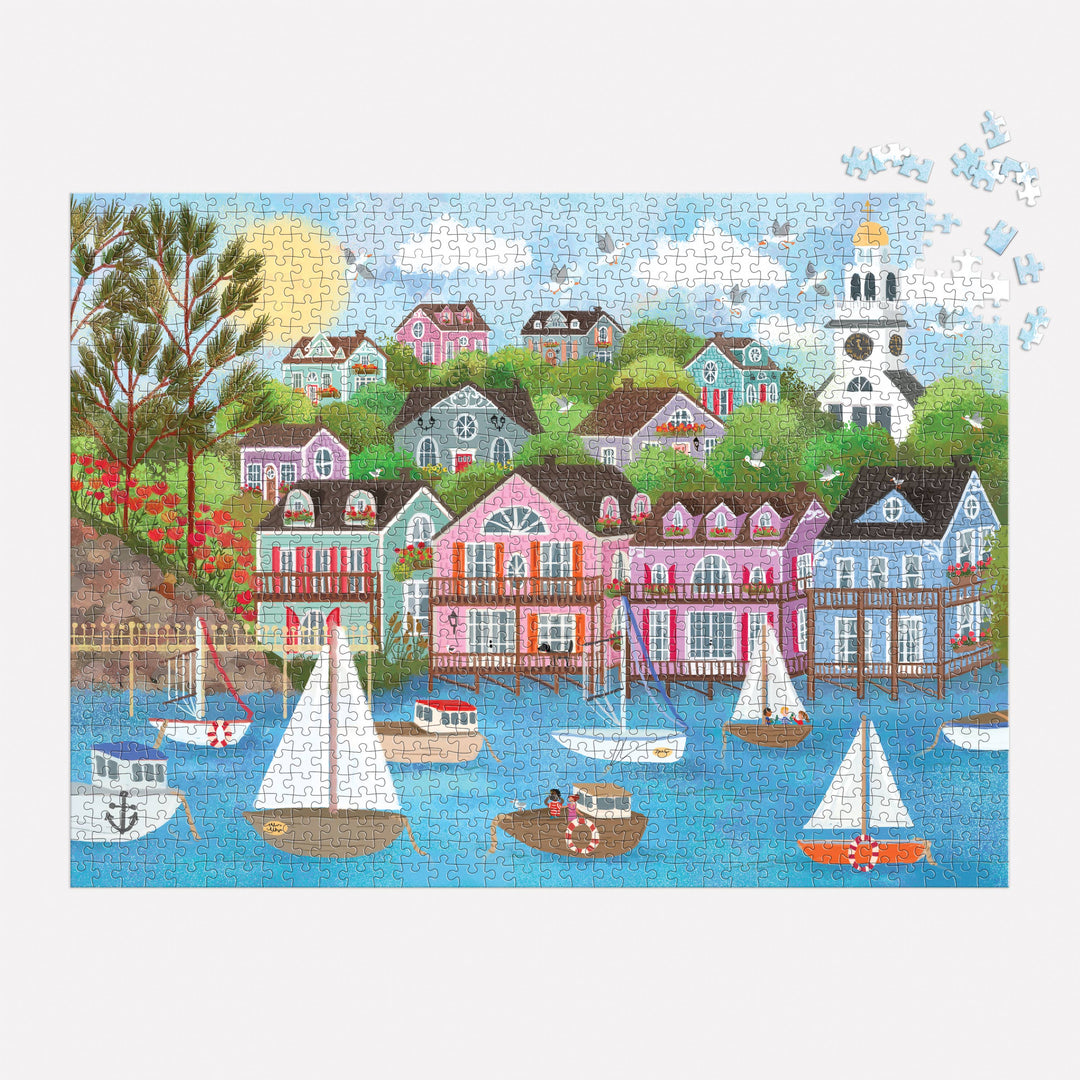 Joy Laforme Harbor by the Sea Puzzle, 1000 Pieces