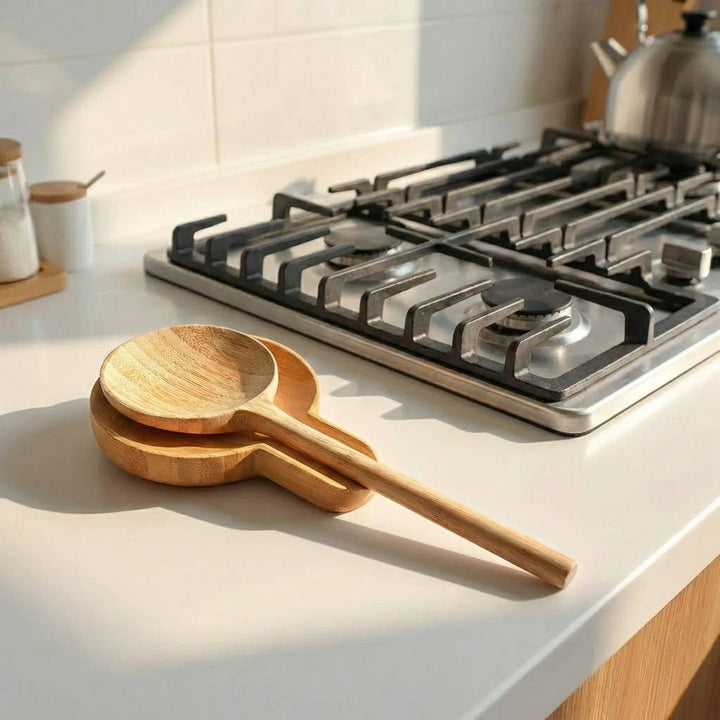 Bamboo Kitchen Spoon Rest