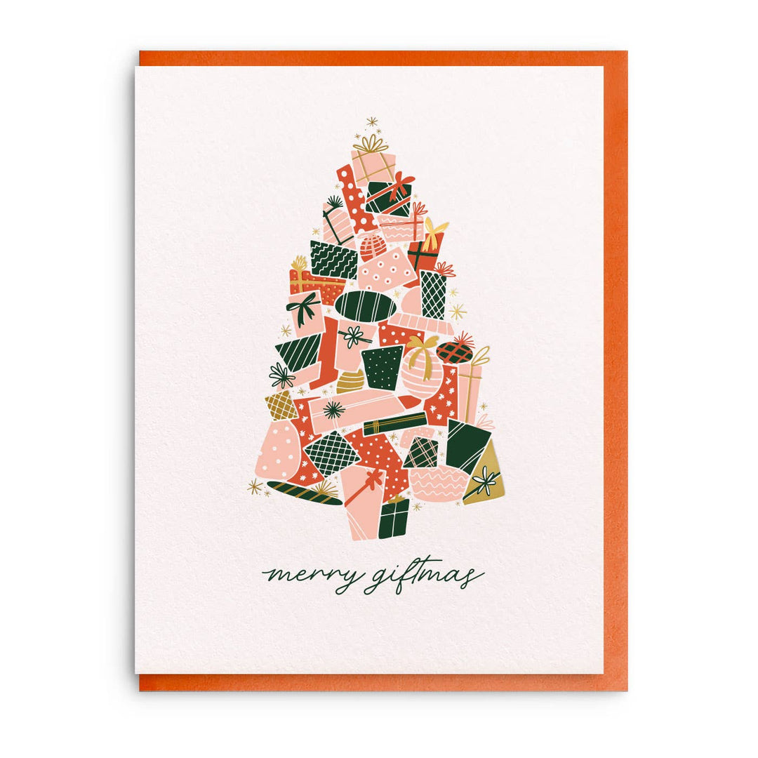 Merry Giftmas Holiday Greeting Card