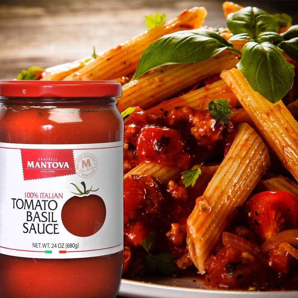 Mantova Tomato Basil Sauce, 24 Oz.