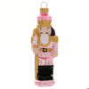 Pink Vintage Glass Nutcracker Ornament