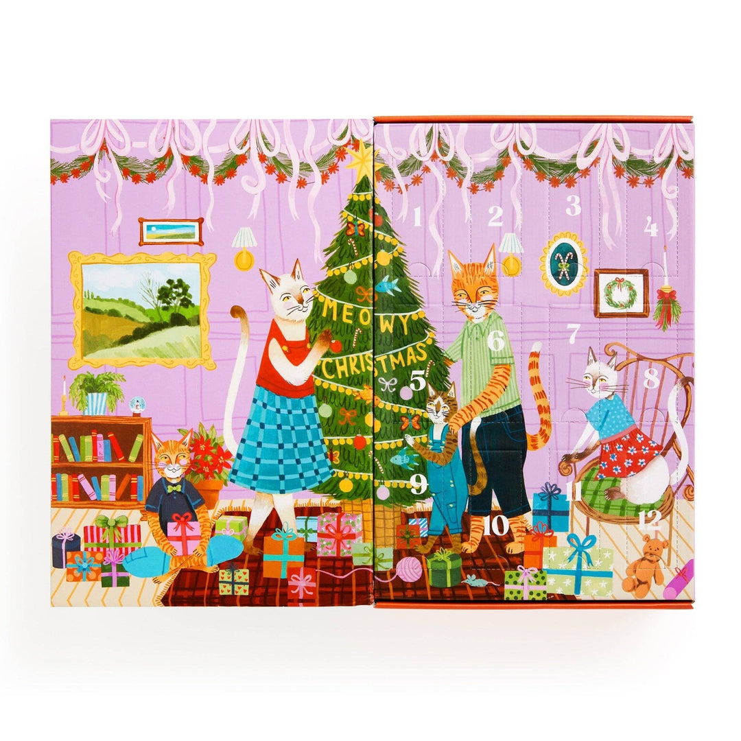 Meowy Christmas 12 Days of Puzzles 500 Piece Countdown