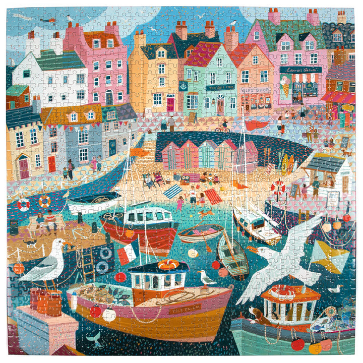 Seaside Harbor Square Puzzle, 1000 Piece