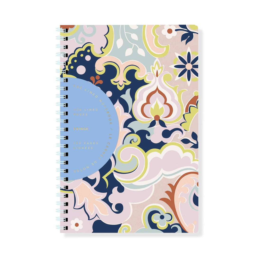 Paisley Slim Paperback Spiral Journal