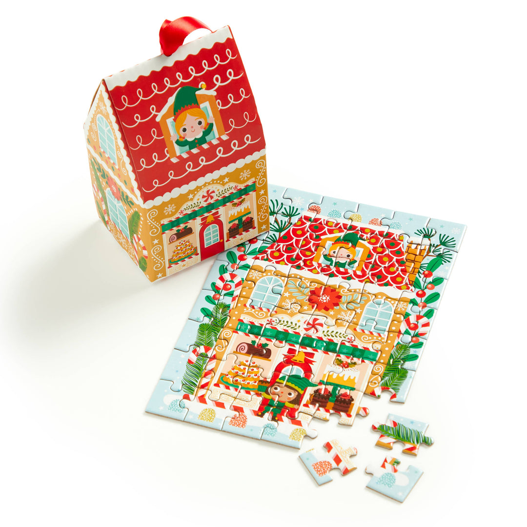 Santa's Bakery Puzzle Ornament, 48 Pieces