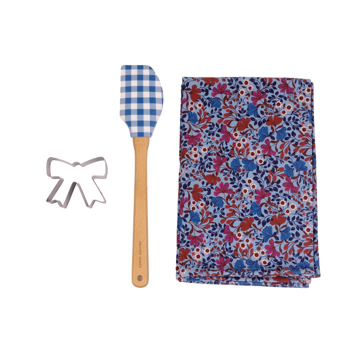 Coneflower Forever Blue Tea Towel Gift Set