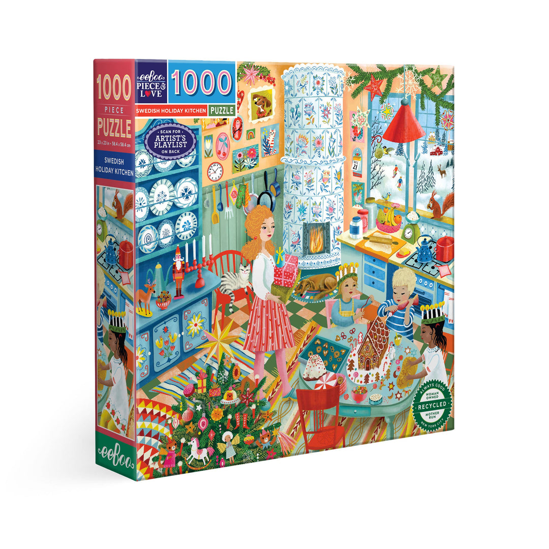 Swedish Holiday Kitchen Puzzle, 1000 Pieces