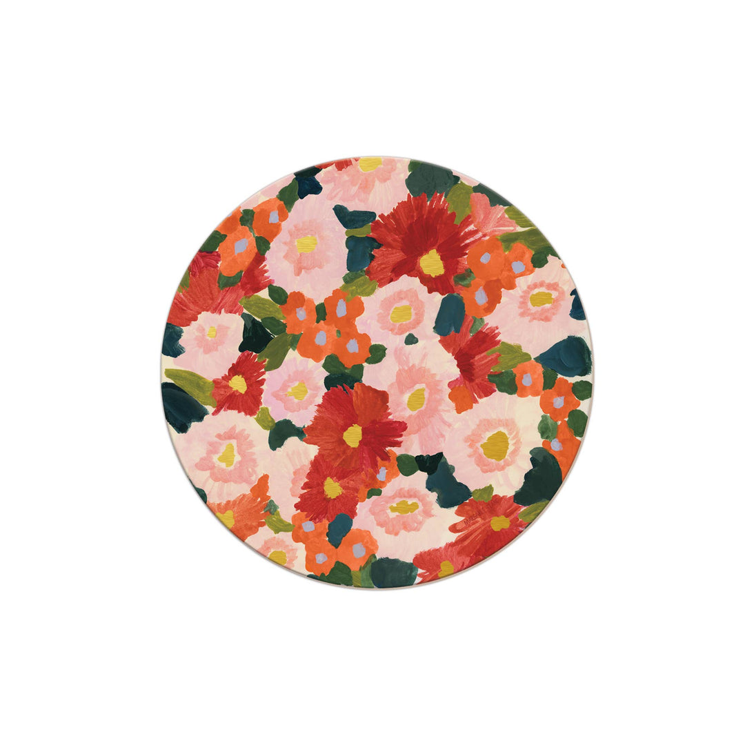 Holiday Floral Coasters, Set Of 4
