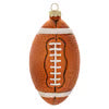 Football Glass Ornament