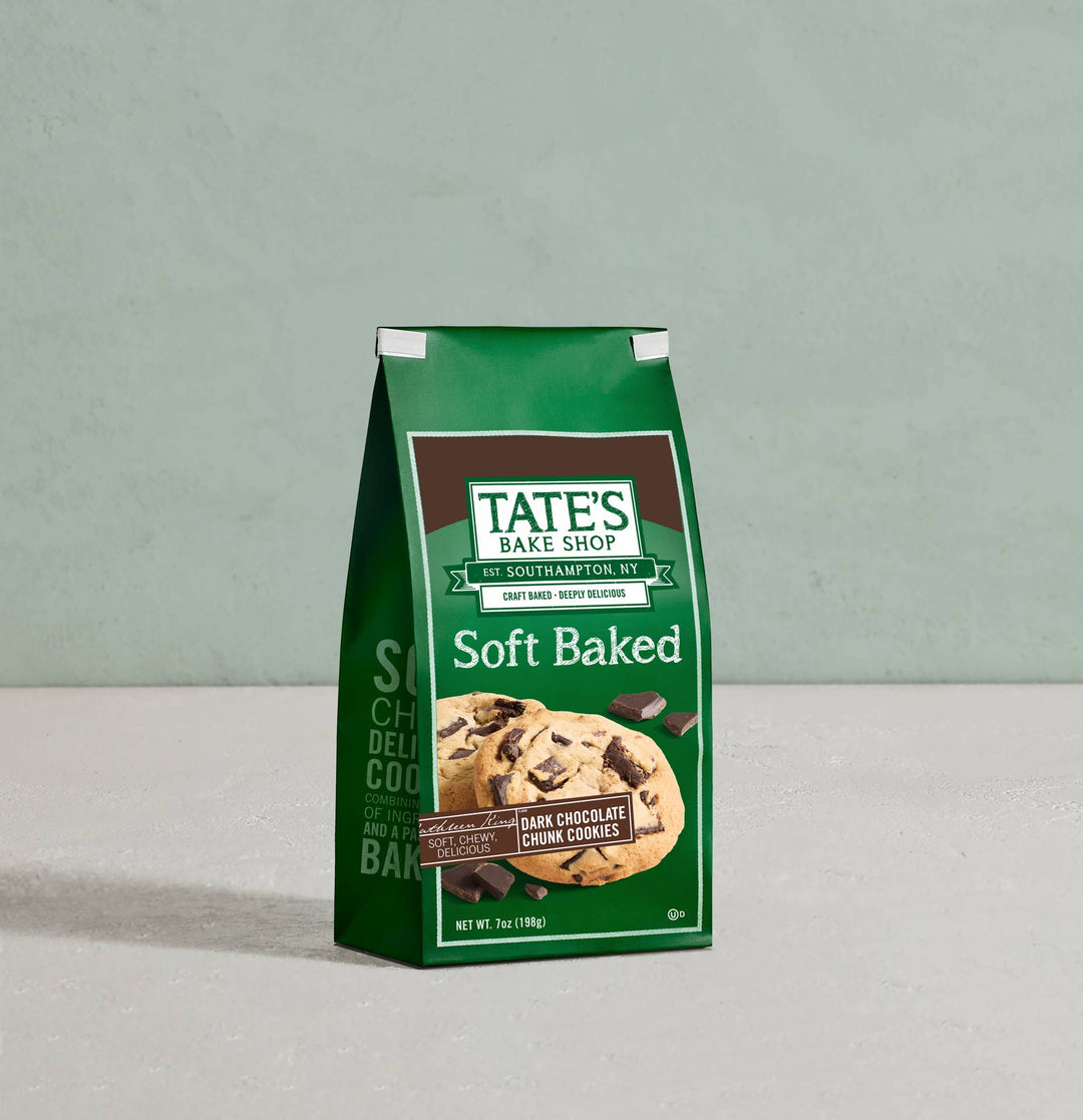 Soft Baked Dark Chocolate Chunk Cookies