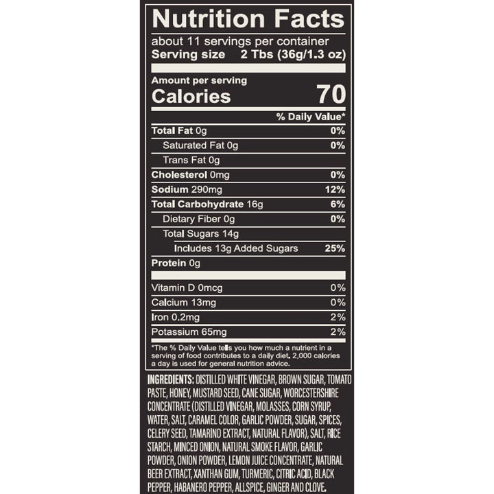 Sweet Heat Honey Habanero BBQ Sauce, 13.5 Ounces