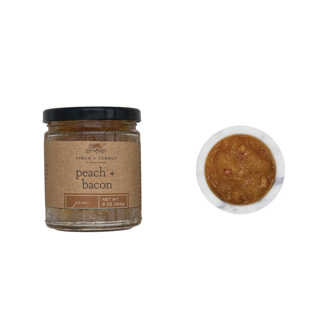 Peach + Bacon Jam, 9 Oz.