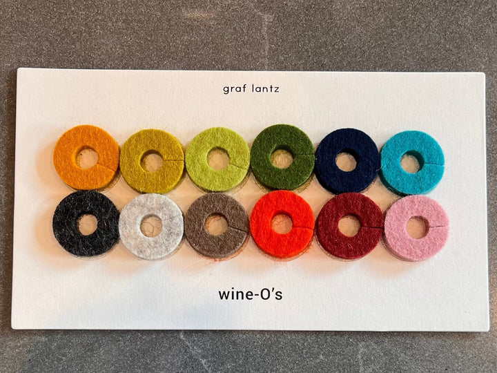 Merino Wool Wine Markers, Set Of 12