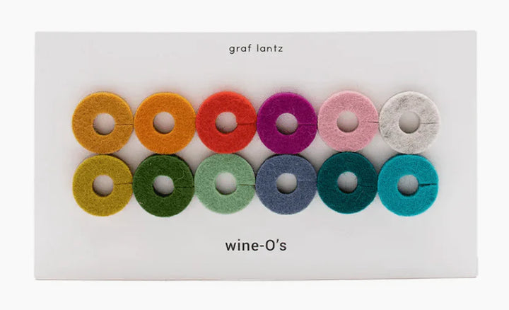 Merino Wool Wine Markers, Set Of 12