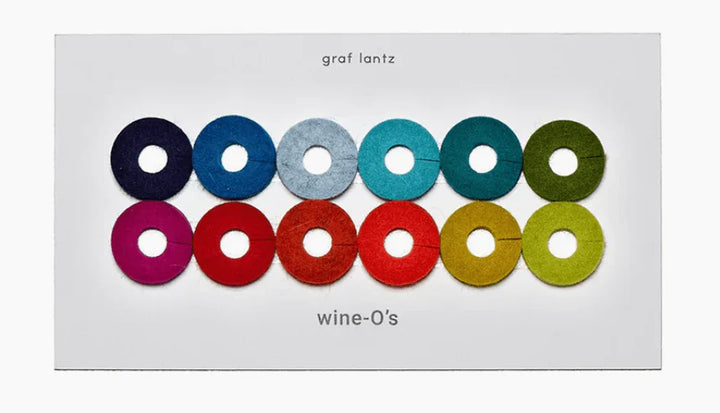 Merino Wool Wine Markers, Set Of 12