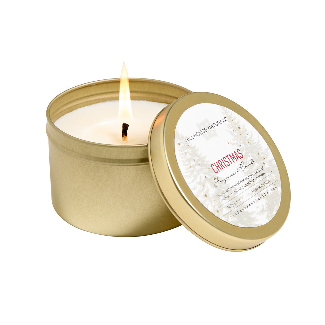 Christmas Candle Tin 5oz Ctn. 6