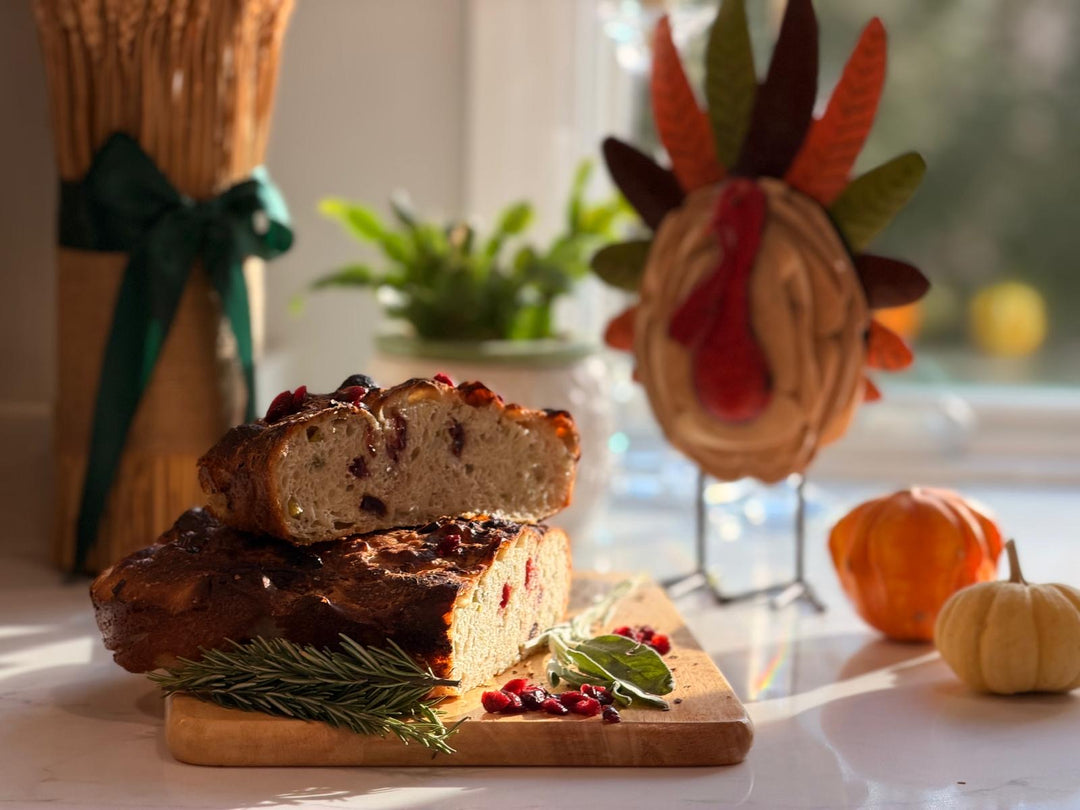 Savory Thanksgiving Focaccia